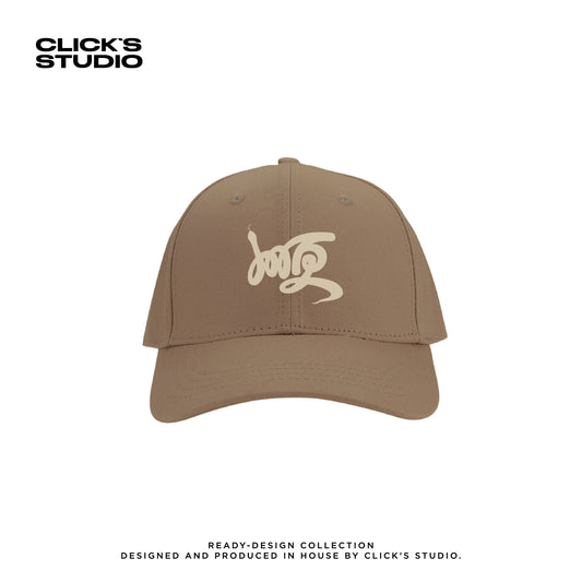 "SHUN" LOGO STRUCTURED CAP [WIND & WATER] BROWN